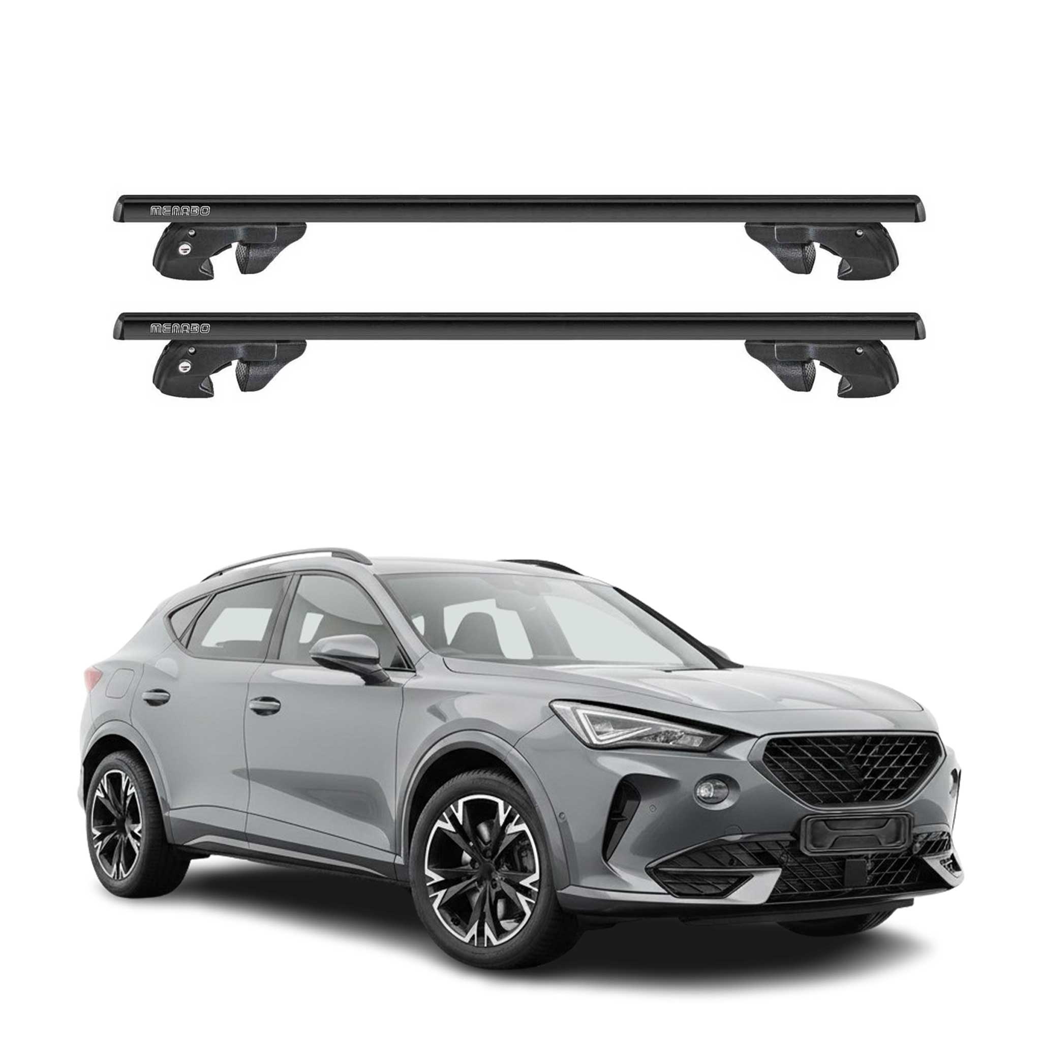 Dachträger Grundtäger für Cupra Formentor 2024-2026 Facelift Alu TÜV Schwarz 2x