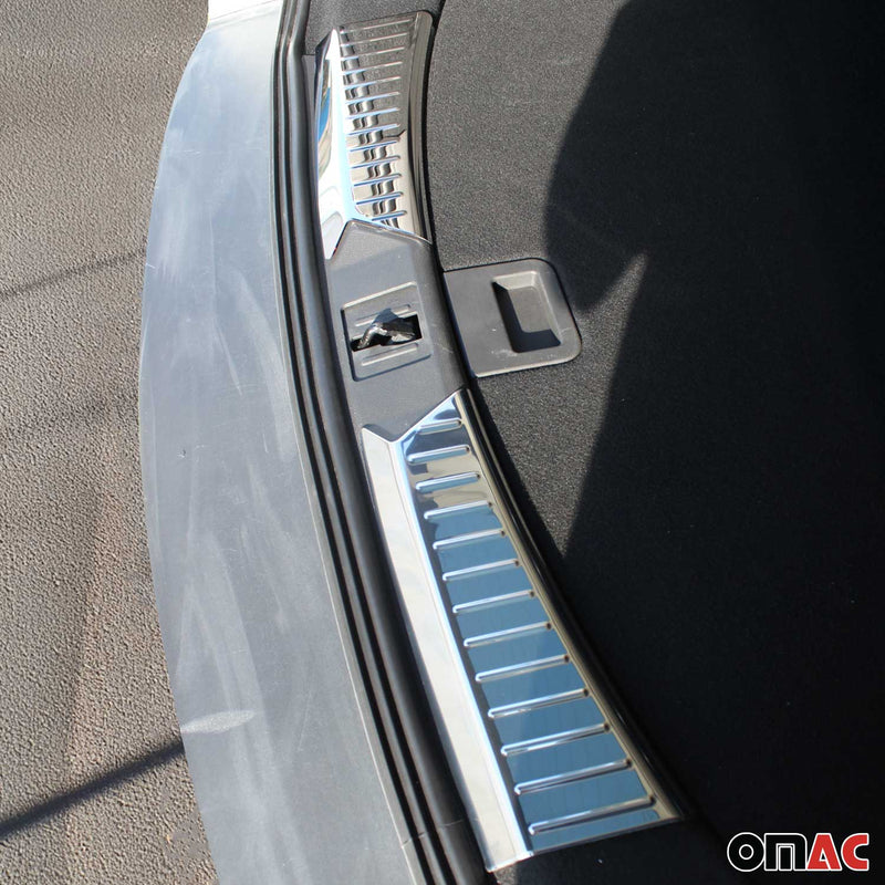 Innen Ladekantenschutz Stoßstange für Ford Kuga 2013-2016 Edelstahl Silber 2tlg