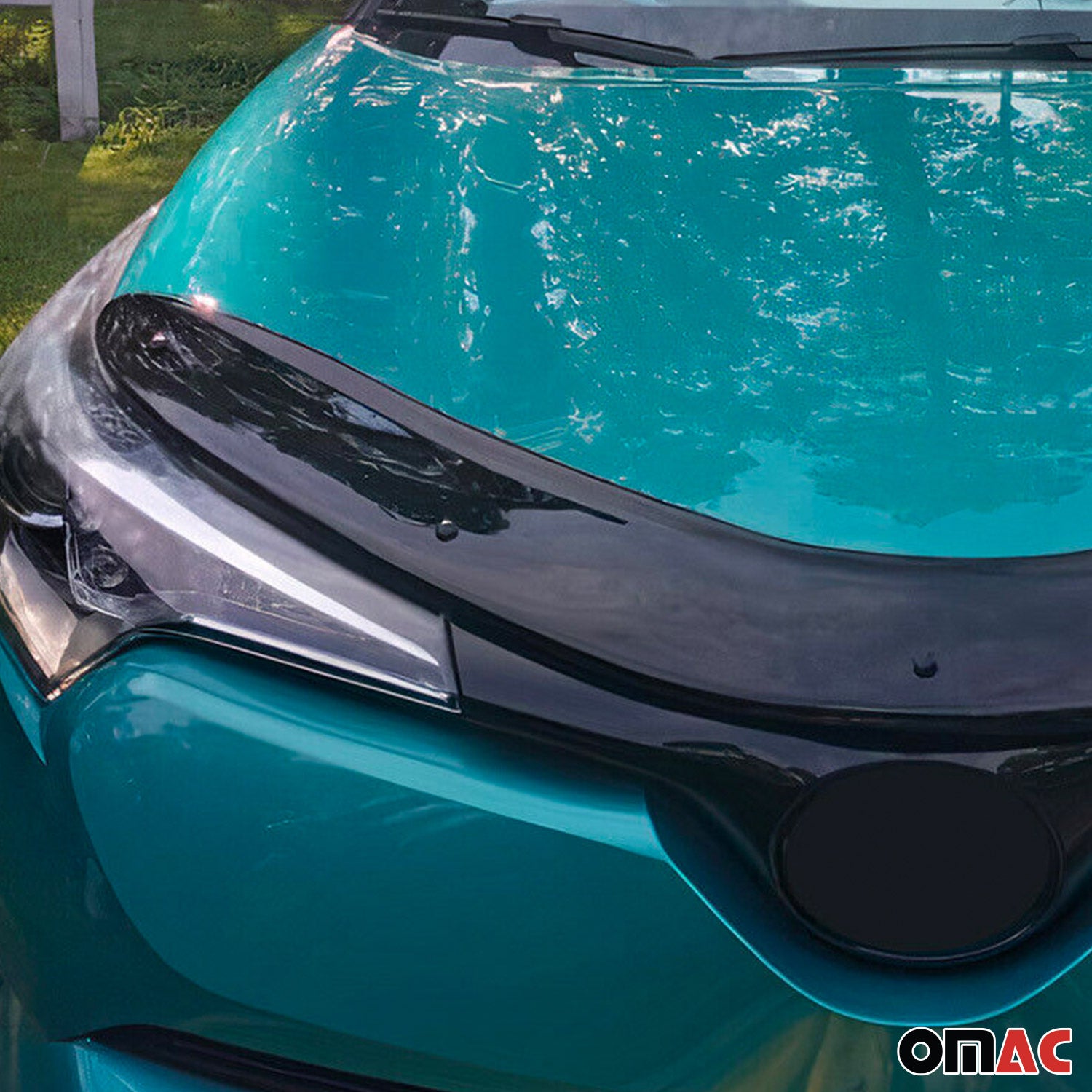 Motorhaube Deflektor Insekten Steinschlagschutz für Toyota C-HR 2016-2022 Dunkel