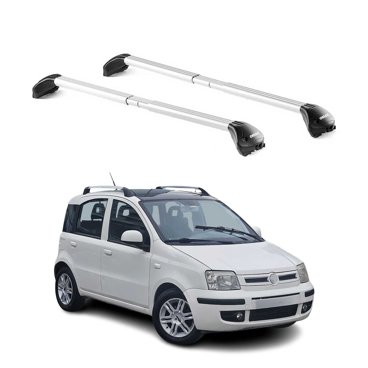 Dachträger für Fiat Panda III Cross 2014-2026 5 tür 100kg Alu Silber 2x ABE