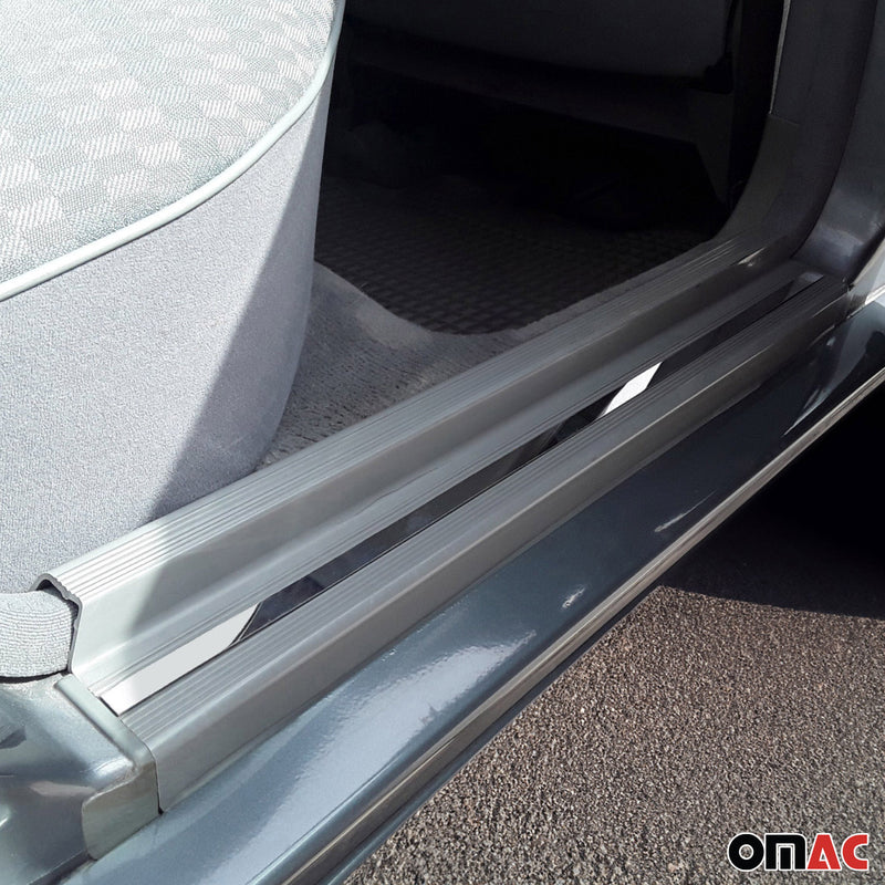 Door sill trims for Mercedes C Class W202 1993-2000 stainless steel 8x