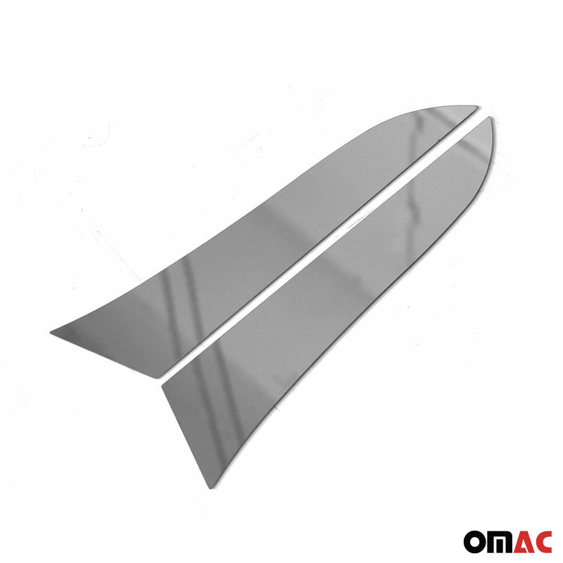 Spoiler Leiste Kofferraum Leiste für Jeep Compass 2016-2025 Edelstahl Silber 2x