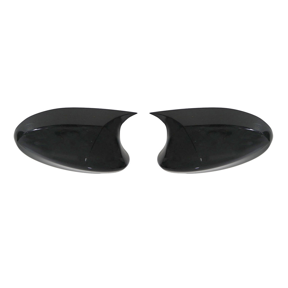 Spiegelkappen Spiegelabdeckung für BMW 3er E90 2005-2008 ABS Schwarz Glanz 2tlg