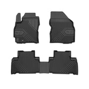 Fußmatten Gummimatten No.77 für Mazda Premacy II 2005-2010 TPE Schwarz 3 tlg
