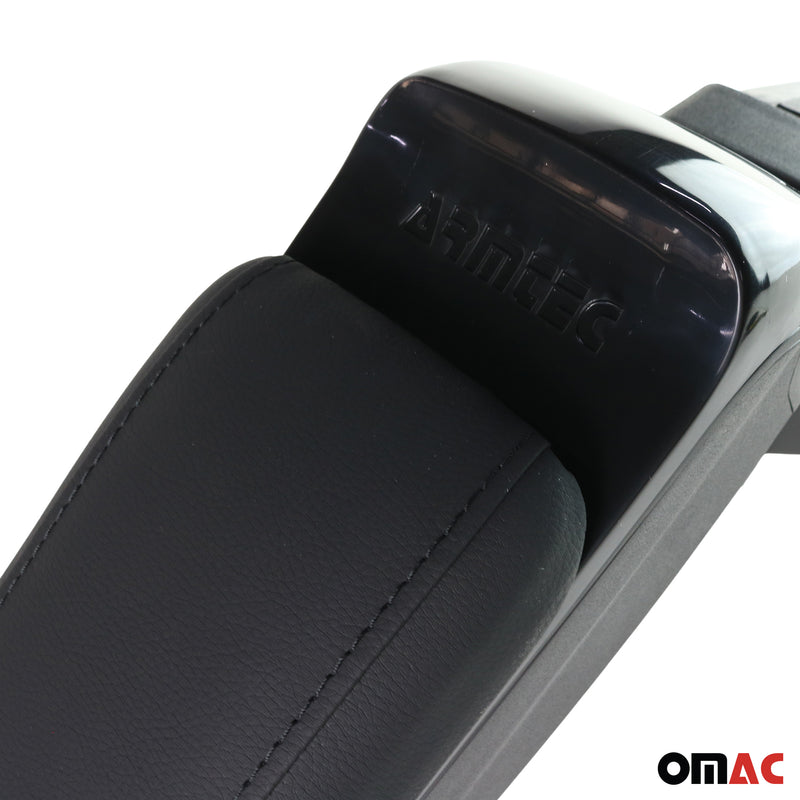 Armlehne Mittelarmlehne Mittelkonsole für Hyundai i20 2015-2020 PU-Leder Schwarz