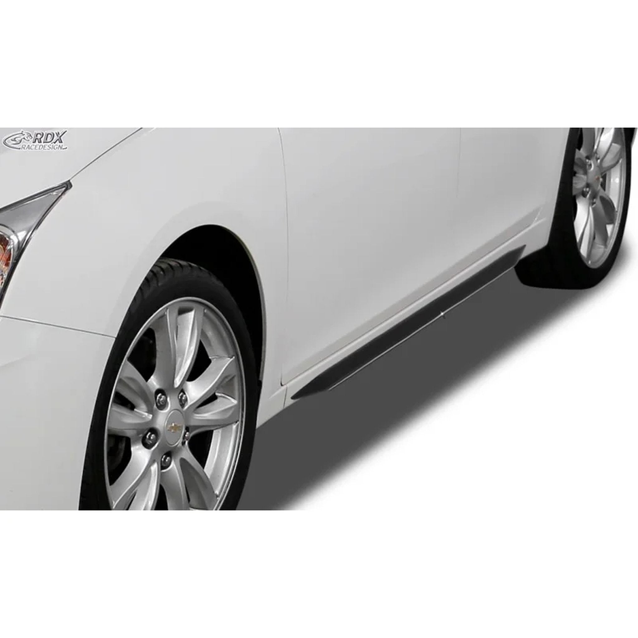 RDX Seitenschweller 'Slim' für Chevrolet Cruze 2009-2015 ABS Schwarz 2er-Set TÜV