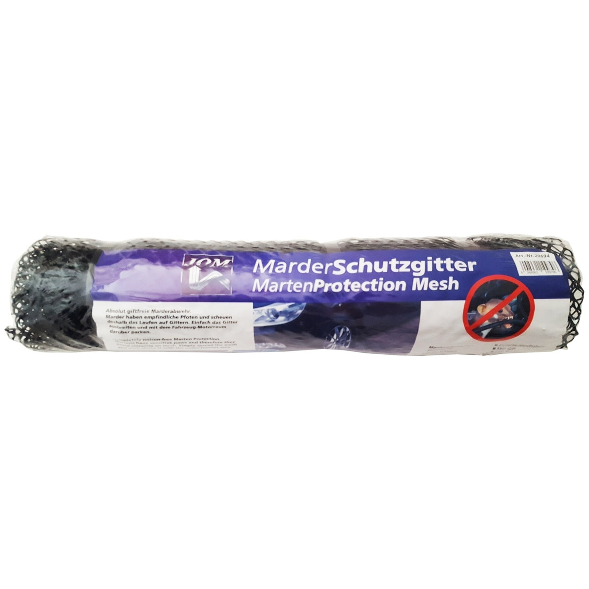 JOM Marderschutzgitter 190x150 cm Schwarz zuschneidbar Polyethylen