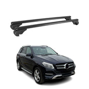 Dachträger für Mercedes GLE W166 2015-2018 Gepäckträger Grundträger Alu Schwarz