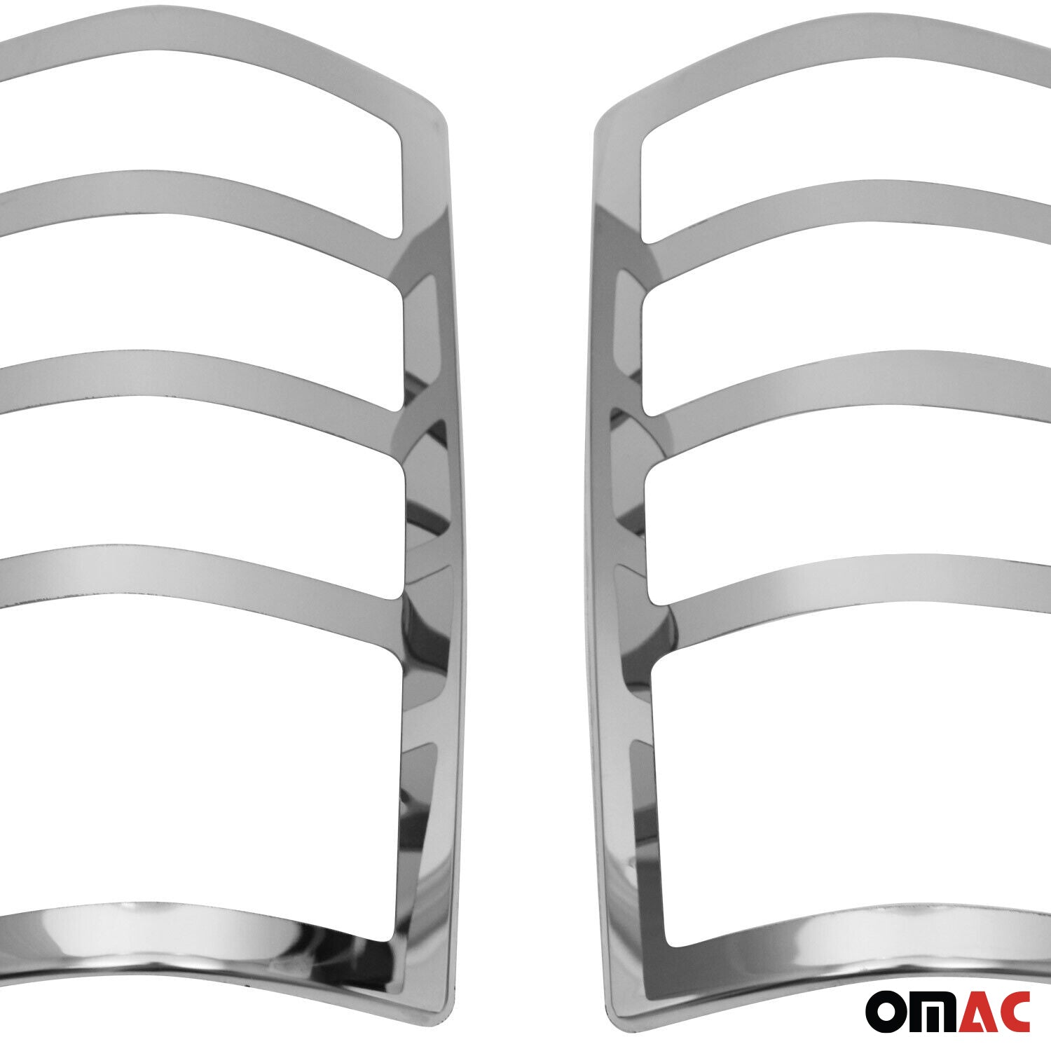 Rücklicht Leisten Heckleuchte für Citroen Berlingo 1996-2008 Edelstahl Chrom 2x