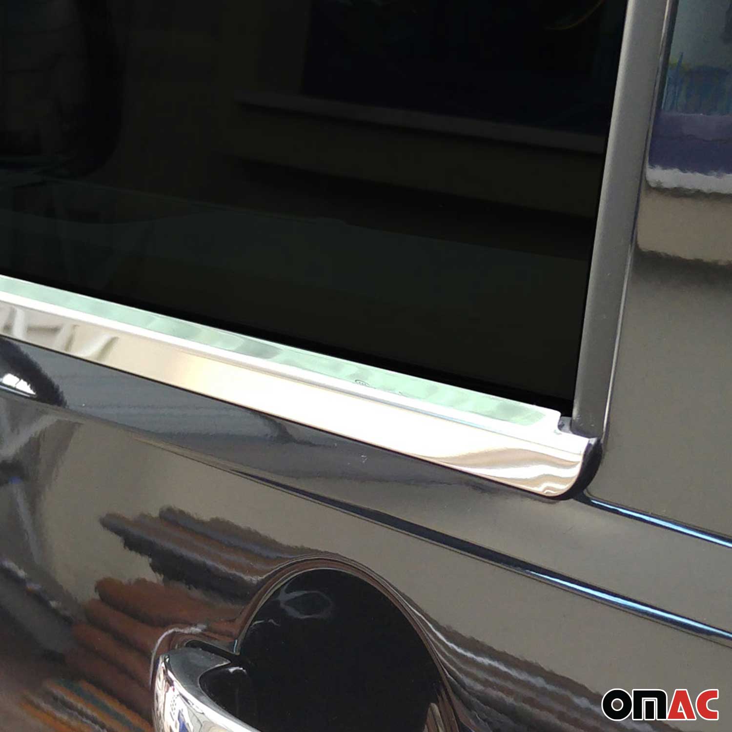 Fensterleisten Zierleisten für VW Transporter T5 Multivan Caravelle Edelstahl 2x
