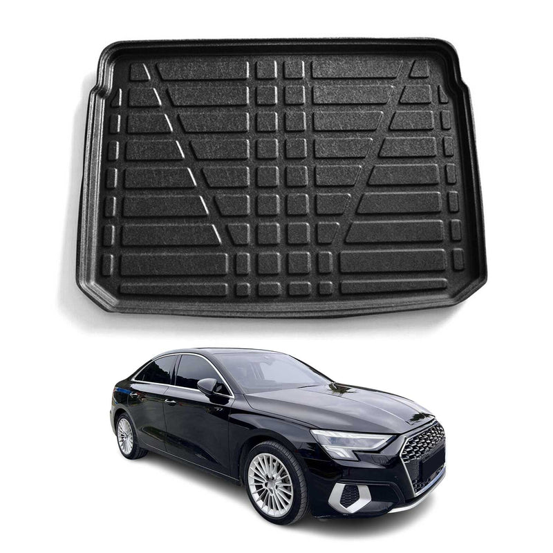 Kofferraumwanne Laderaumwanne für Audi A3 8Y Sportback 2020-2025 Untere Gummi