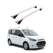 Dachträger Grundträger für Ford Tourneo Connect II 2013-2021 Metall Silber 2tlg