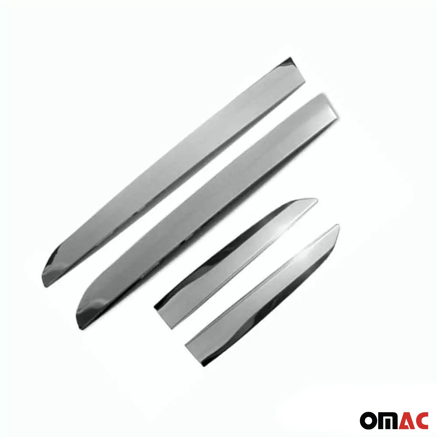 Seitentürleiste Türschutz für Ford Tourneo Courier 2014-2024 Chrom Dunkel 4x