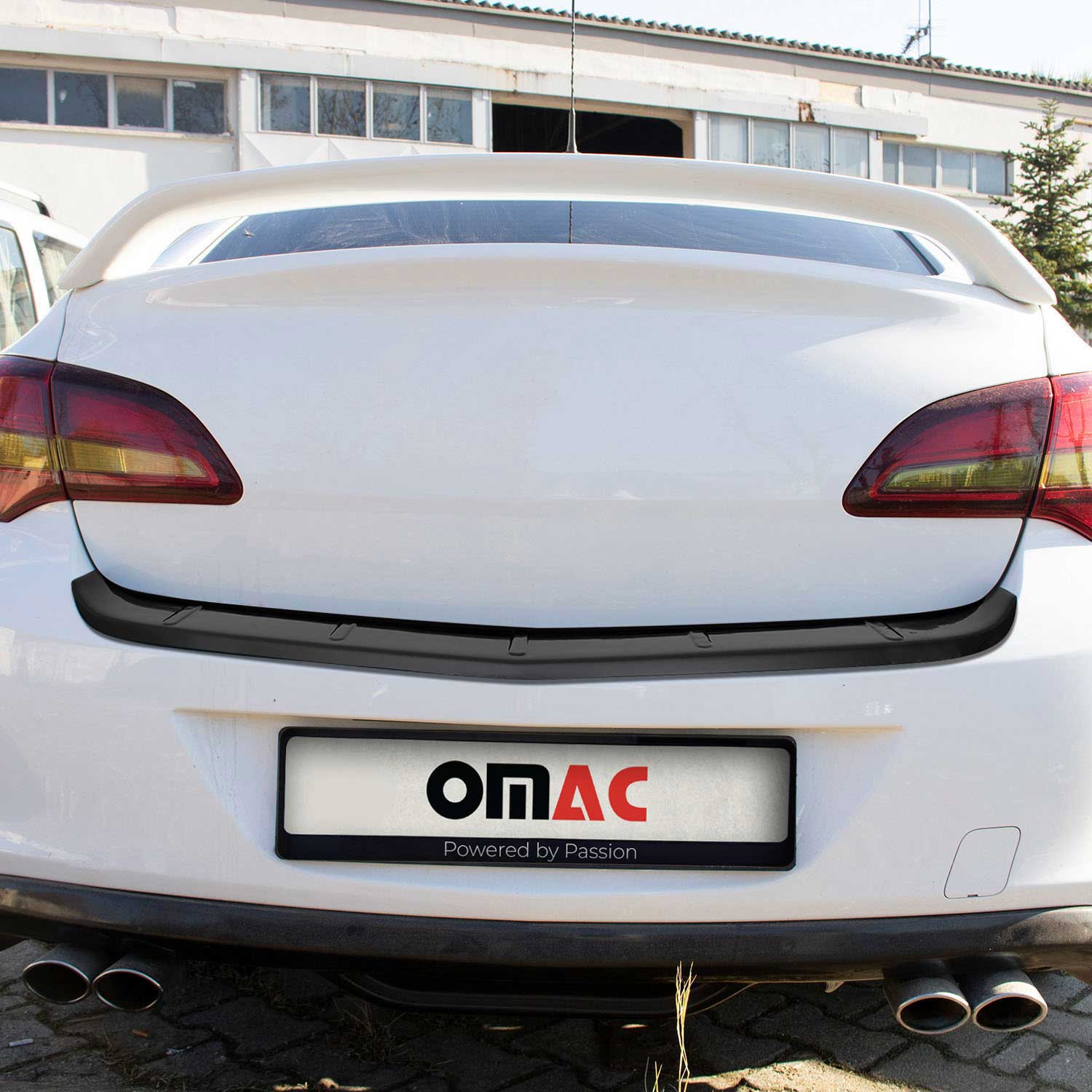 Ladekantenschutz für Opel Astra J Limo 2012-2015 Facelift Acryl glänzend schwarz