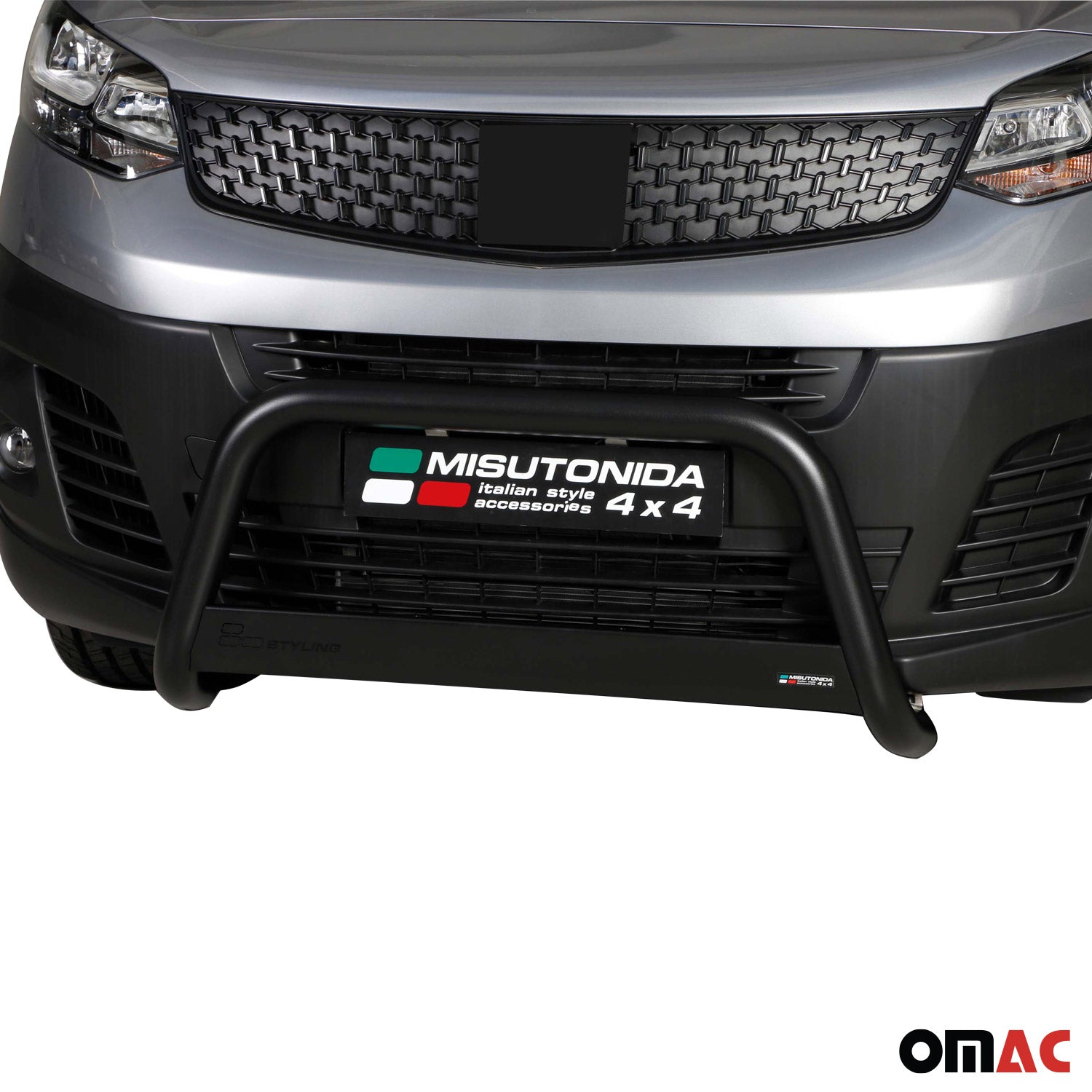 Frontbügel Frontschutzbügel für Fiat Scudo 2022-2026 ø63mm Stahl Schwarz Schutz