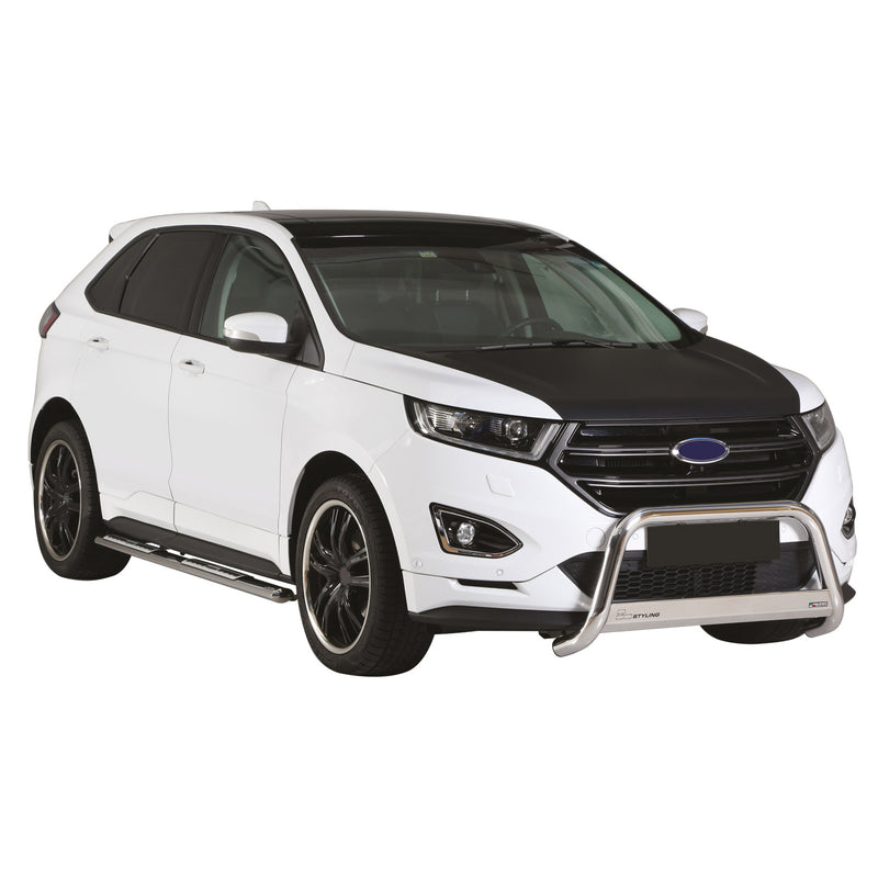 Frontbügel Frontschutzbügel für Ford Edge 2014-2018 ø63mm Stahl Silber Schutz