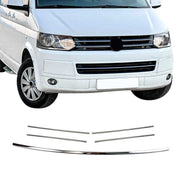 Kühlergrill Leiste Grillleisten für VW Transporter T5 2009-15 Edelstahl Chrom 5x