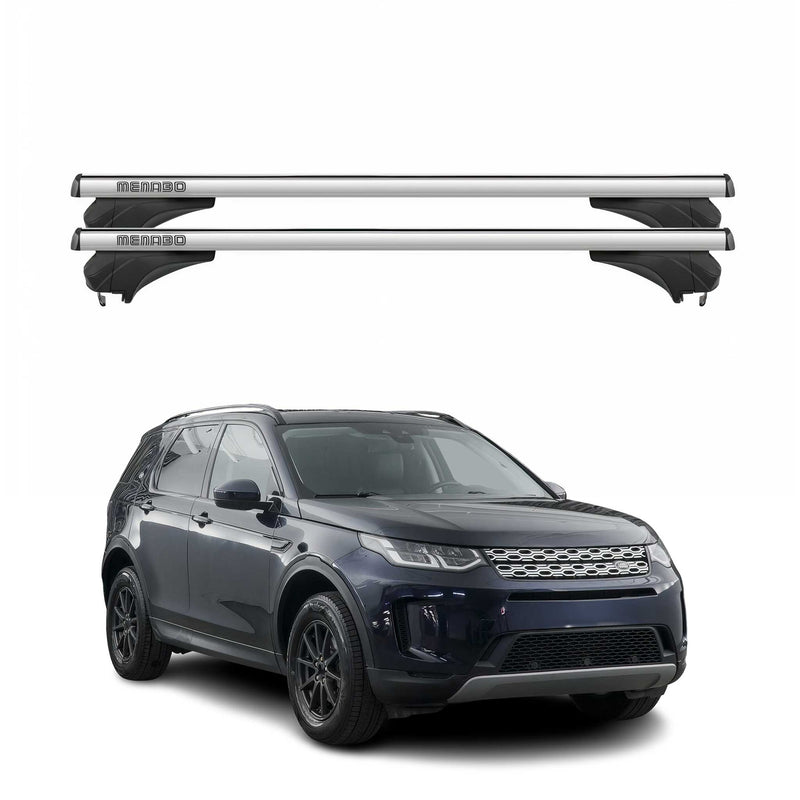 Menabo Dachträger für Land Rover Discovery Sport L550 2015-2019 Alu Silber 2 tlg