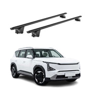 Dachträger Grundtäger für Kia EV5 2024-2026 100kg Aluminium Schwarz 2 tlg ABE