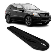 Trittbretter Seitenschweller für Mercedes M Klasse W164 2005-2012 Alu Schwarz