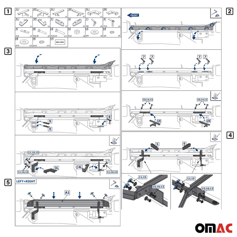 Trittbretter Seitenschweller für Land Rover Range Rover Evoque 2011-2018 ABE