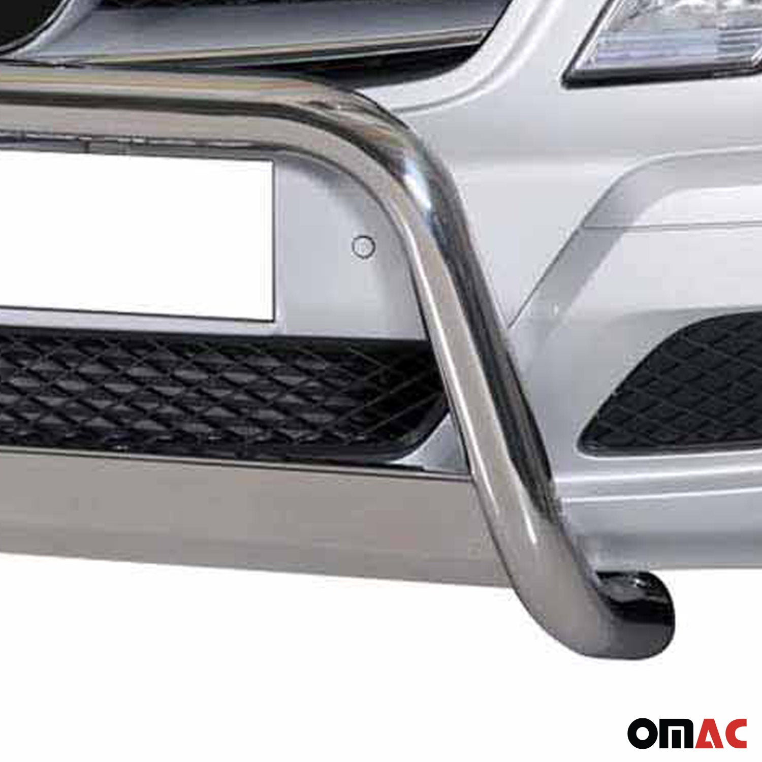 Frontbügel Frontschutzbügel für Mercedes Vito Viano 2010-2014 ø63mm Stahl Silber