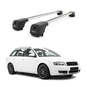 Dachträger Grundträger für Audi A4 B6 B7 Avant 2001-2008 Aluminium 75kg Grau 2x