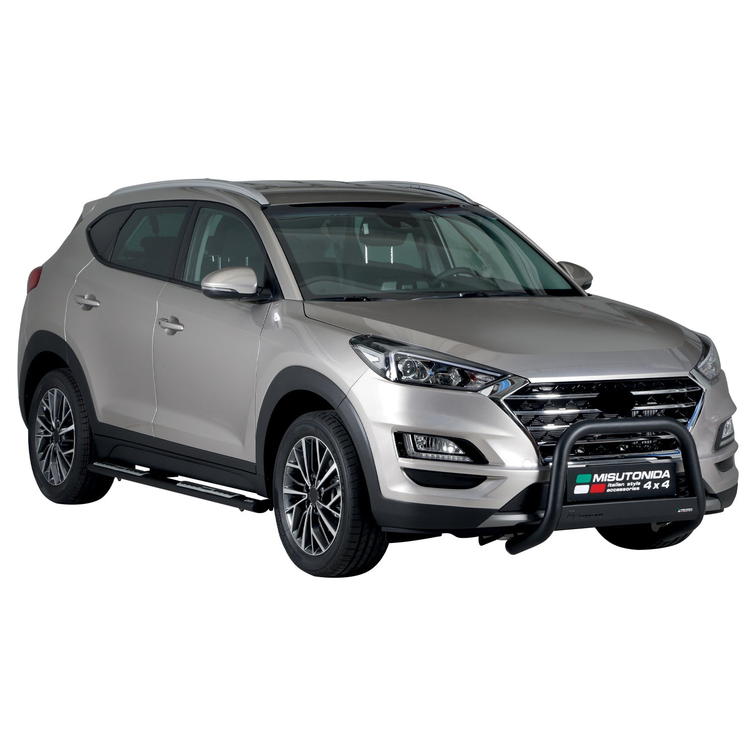 Frontbügel Frontschutzbügel für Hyundai Tucson 2018-2021 ø63mm Stahl Schwarz
