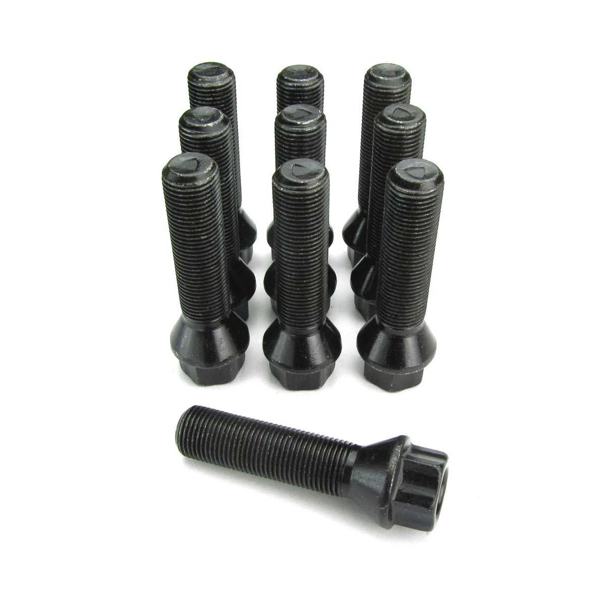 JOM Radbolzen Kegelbund M14x1,25 48mm (10 St) Schwarz