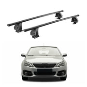 Stahl Dachträger für Peugeot 308 II Schrägheck Kombi 2013-2021 TÜV 2tlg Schwarz