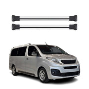 Dachträger Grundtäger für Peugeot Expert 2016-2026 75kg Aluminium Silber 2 tlg