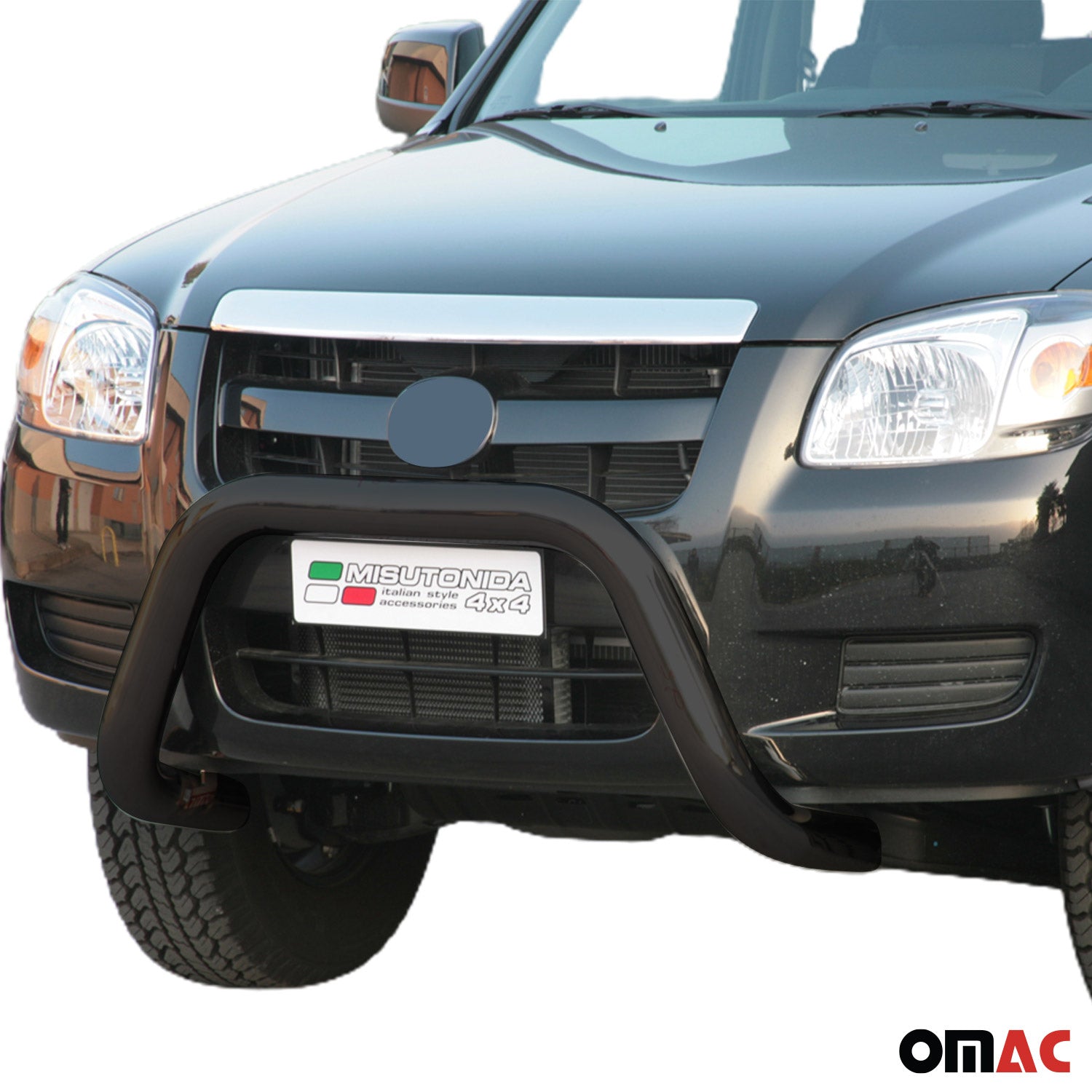 Frontbügel Frontschutzbügel für Mazda BT-50 2006-2012 ø76mm Stahl Schwarz Schutz