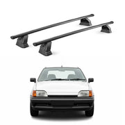 Stahl Dachträger für Ford Fiesta III 1989-1997 3-Tür TÜV Abschließbar 2x Schwarz