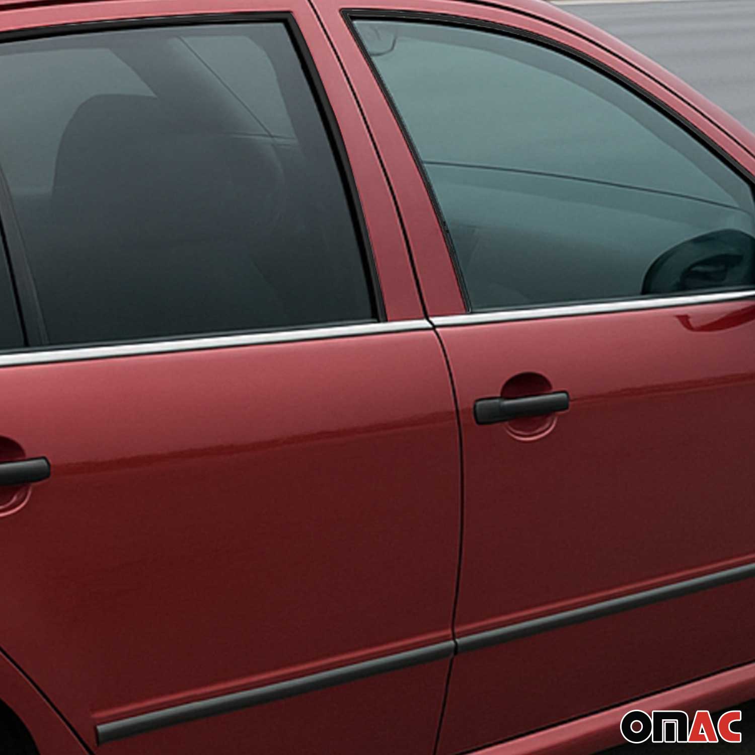 Fensterleisten Zierleisten für Skoda Fabia 1999-2007 Edelstahl Chrom 4tlg