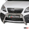 Frontbügel Frontschutzbügel für Opel Mokka 2012-2016 ø76mm Stahl Silber Schutz