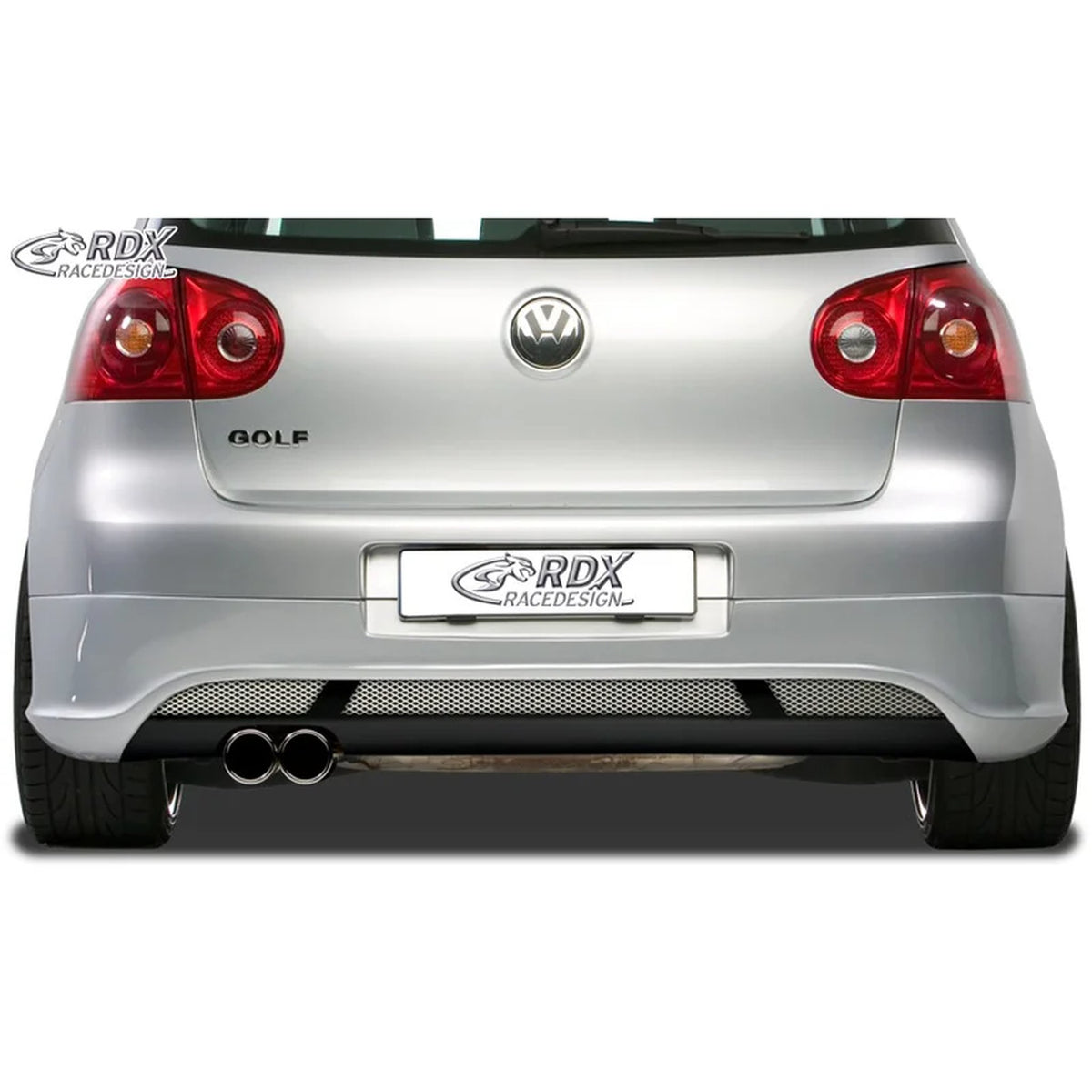 RDX Heckschürzenansatz für VW Golf V Schrägheck 3-5tür 2003-08 V2 Auspuff links