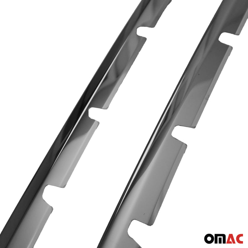 Kühlergrill Leiste Grillleisten für Mercedes Vito W447 2014-2025 Chrom Dunkel 2x