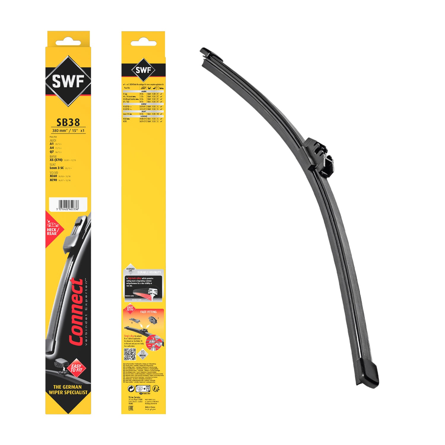 SWF Heckscheibenwischer Wischblatt für Seat Leon SC 5F5 2013-2018