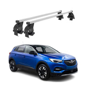 Menabo Dachträger für Opel Grandland / Grandland X 2017-2024 50kg Stahl Grau 2x