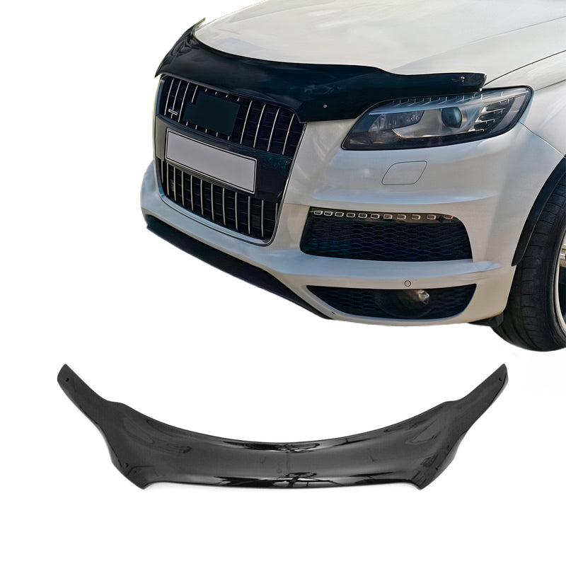 Motorhaube Deflektor Insekten Steinschlagschutz für Audi Q7 4LB 2006-2015 Dunkel