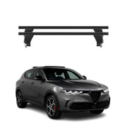 Menabo Dachträger Grundtäger für Alfa Romeo Tonale 2022-2026 Alu Schwarz 2x