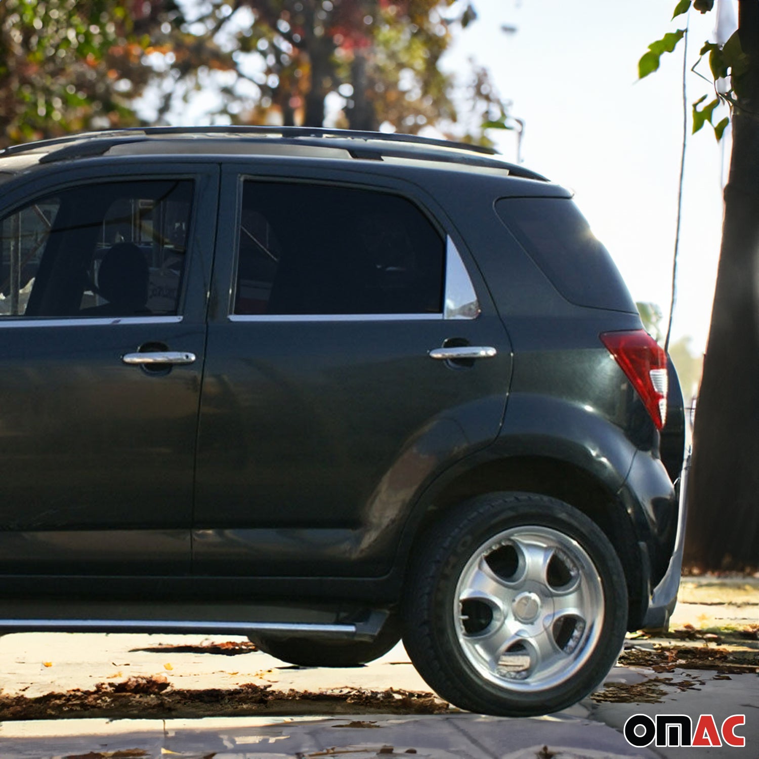 Fensterdreieck Fensterleisten für Daihatsu Terios 2006-2017 Edelstahl Chrom 2x