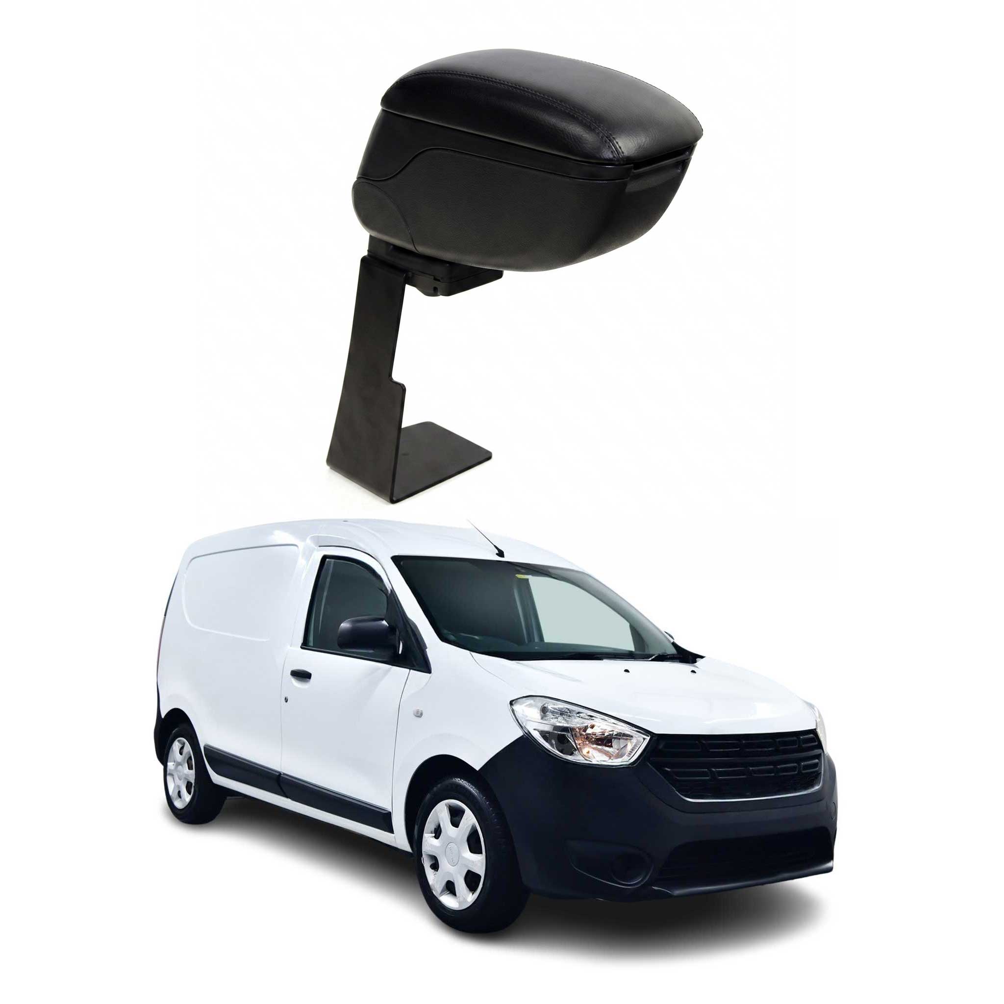 Mittelarmlehne Armlehne für Dacia Lodgy 2012-2022 PU-Leder ABS Schwarz
