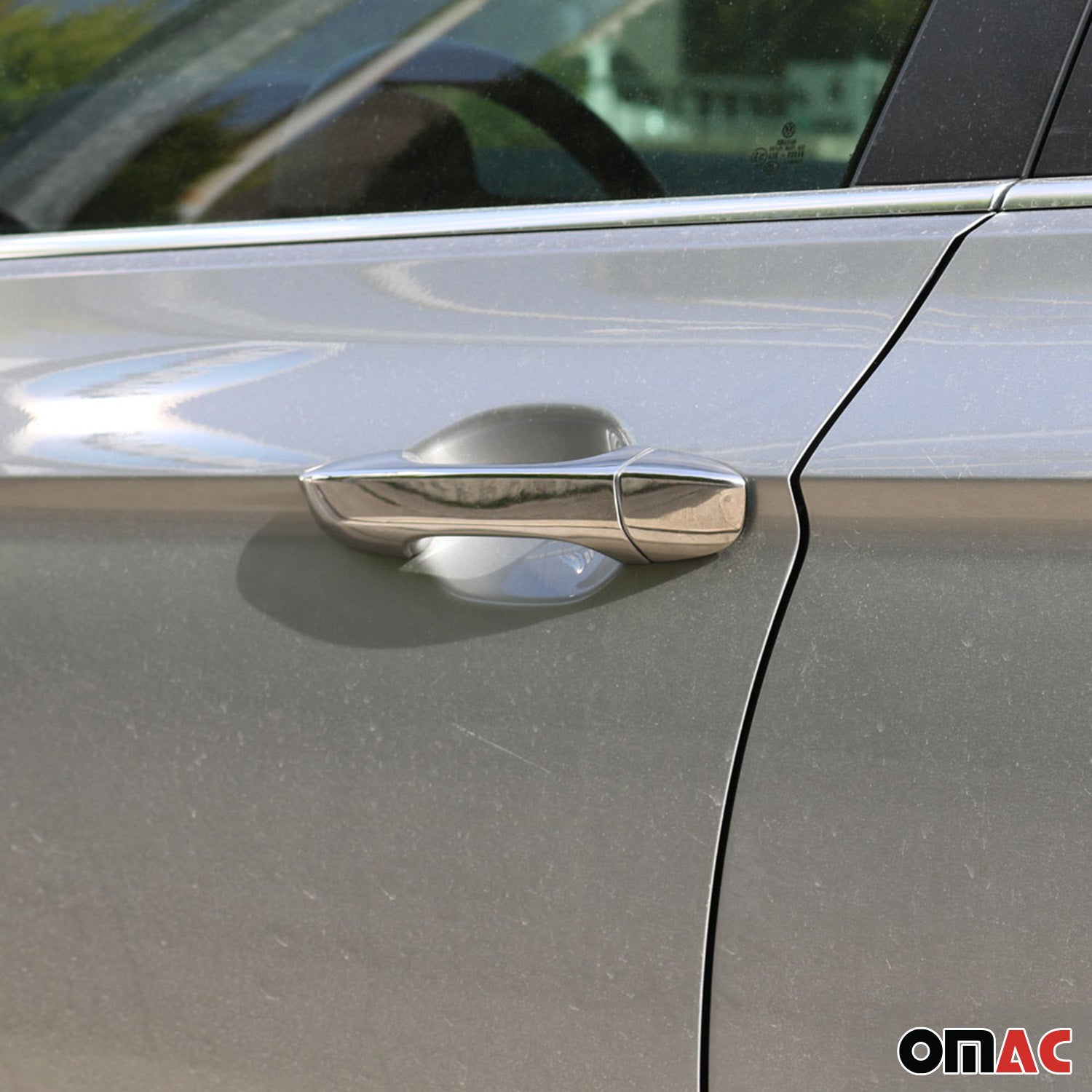 Türgriff Blende Türgriffkappen für VW Tiguan mk2 2016-2025 Edelstahl Silber 8tlg