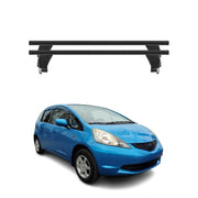 Menabo Dachträger Grundtäger für Honda Jazz Fit 2007-2014 50kg Alu Schwarz 2 tlg