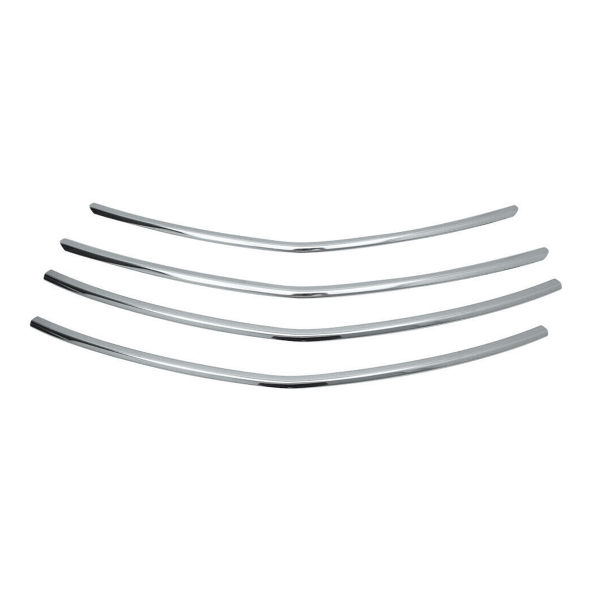 Radiator grille strips grill strips for Opel Vivaro 2014-2019 stainless steel silver 4 pieces