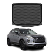 Kofferraummatte Laderaumwanne für Mitsubishi ASX mk2 2023-2026 TPE Schwarz 1 tlg