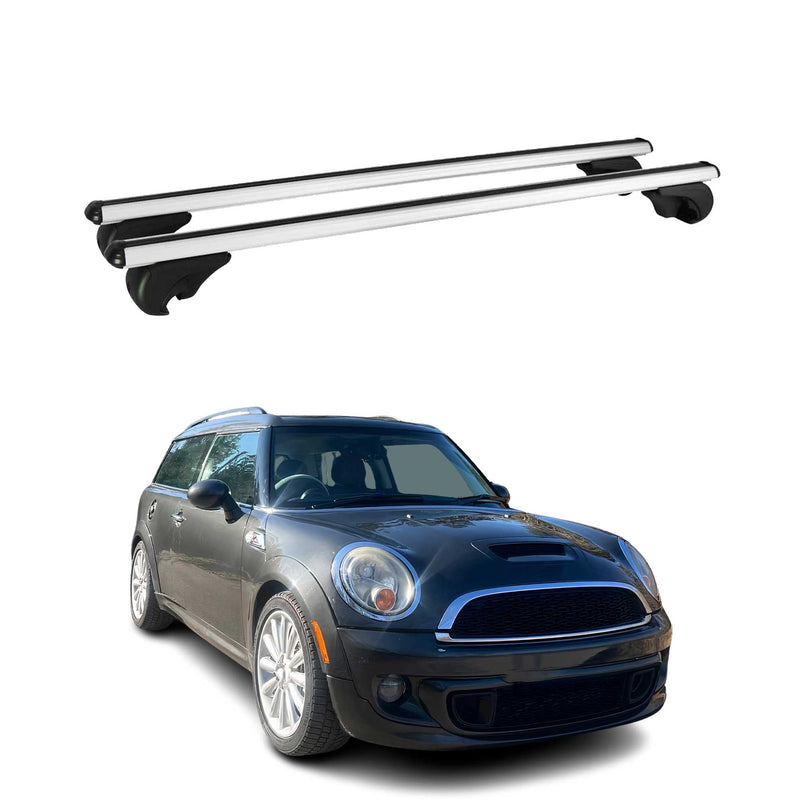 Dachträger Grundtäger für Mini Clubman R55 2007-2014 75kg Aluminium Silber 2 tlg