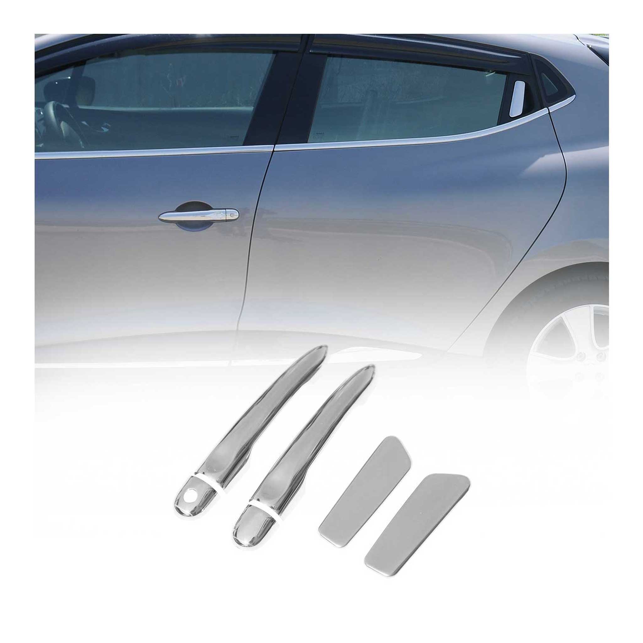 Chrom Türgriff Blende für Renault Clio 2012-2019 4-Tür Edelstahl 6tlg