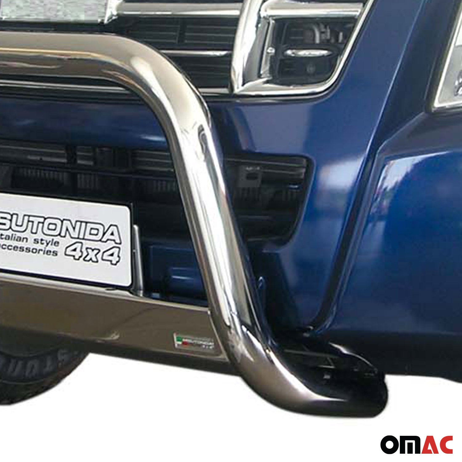 Frontbügel Frontschutzbügel für Isuzu D-Max 2006-2012 ø63mm Stahl Silber Schutz